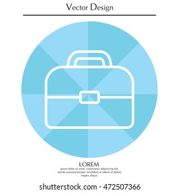 Briefcase, linear icon