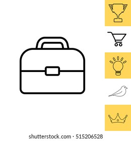 Briefcase, linear icon