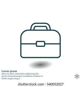 Briefcase, linear icon
