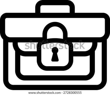 briefcase lock password login lock briefcase security protection suitcase 14656