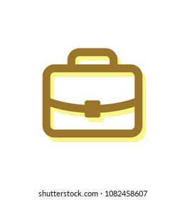 BRIEFCASE LOGO FLAT ICON 