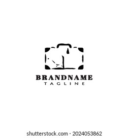 briefcase logo icon cartoon design template modern vector