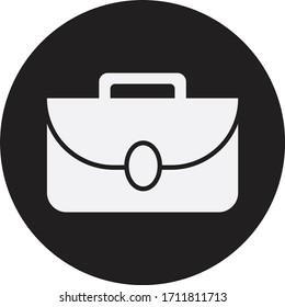 briefcase logo stock illustration design