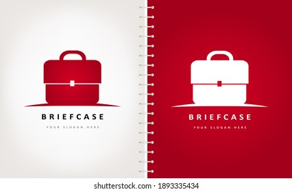 Vector de logotipo de maletín. Plantilla de ilustración.