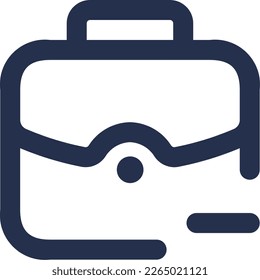 portafolio menos icono de línea ui, Business and Finance
