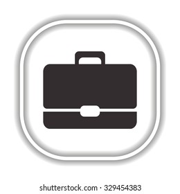 Briefcase   Modern design flat style icon