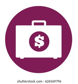 briefcase with money icon