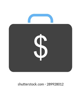 Briefcase, money, suitcase icon vector image. Can also be used for business, finance and accounts. Suitable for web apps, mobile apps and print media.