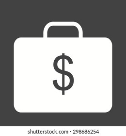 Briefcase, money, suitcase icon vector image. Can also be used for business, finance and accounts. Suitable for web apps, mobile apps and print media.