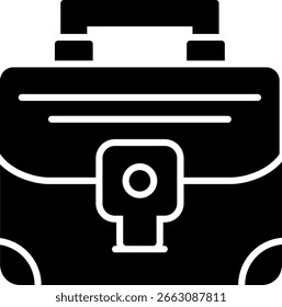 Briefcase New Creative Icon Design Vector