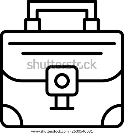 Briefcase New Creative Icon Design Vector