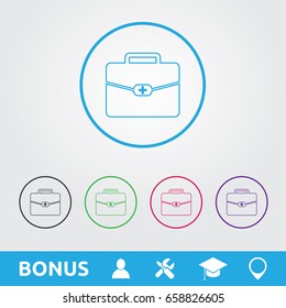 Briefcase Outline Icon