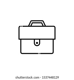 Briefcase outline icon. SEO & WEB Illustration style.