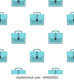 Briefcase pattern seamless flat style for web vector illustration