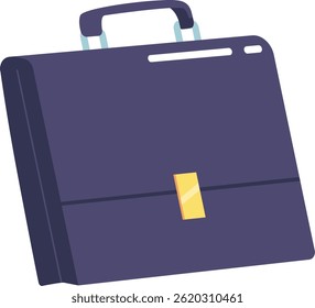 Briefcase personal luggage vector illustration