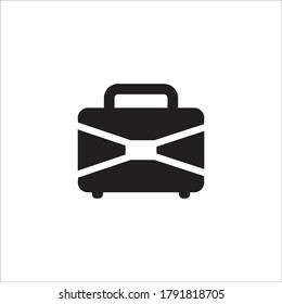 Briefpapier-Symbol, schwarze Vektorgrafik