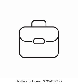 briefcase portfolio icon sign vector