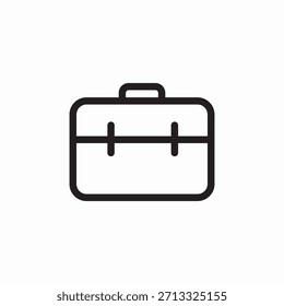 Vector de signo de icono de Cartera de maletín