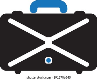 Briefcase Portfolio icon (Vector illustration)
