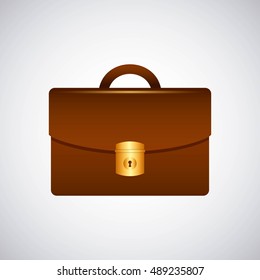 briefcase portfolio isolated icon vector illustration design