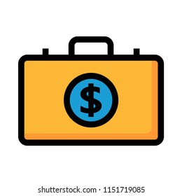 briefcase portfolio money 