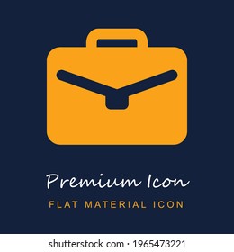 Material de primera calidad ui ux icono vector aislado en colores azul marino y naranja