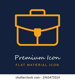Material de primera calidad ui ux icono vector aislado en colores azul marino y naranja