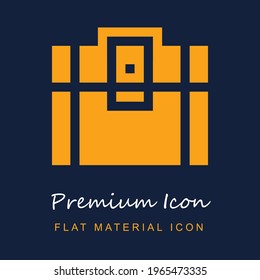 Material de primera calidad ui ux icono vector aislado en colores azul marino y naranja