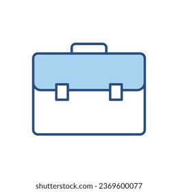 Briefcase related vector icon. Isolated on white background. Vector illustration