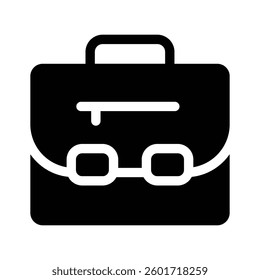 A briefcase representing work or business