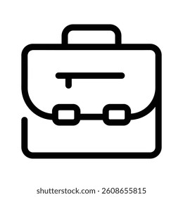 A briefcase representing work or business