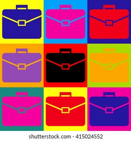 Briefcase sign