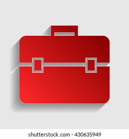 Briefcase sign illustration