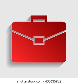Briefcase sign illustration