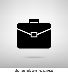 Briefcase sign. Vector illustration