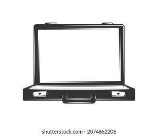 Silueta de sobriedad de estilo sencillo aislada de fondo blanco. Ilustración del vector