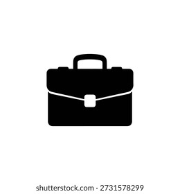 Maletín Silueta Ilustración vectorial Negro