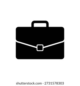 Maletín Silueta Ilustración vectorial Negro