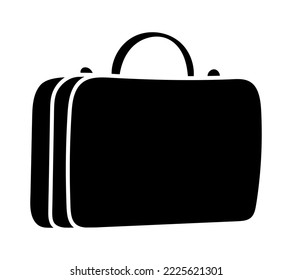Ilustración de vector de silueta de malla corta. Aislado sobre fondo blanco