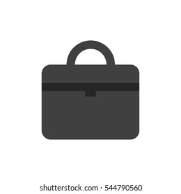 Briefcase simple  icon isolated on white background