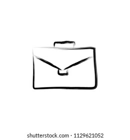 briefcase sketch style illustration