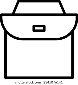 Briefcase Suitcase Bag Outline Icon