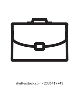 briefcase, suitcase icon vector design template, Flat icon isolated on the white background