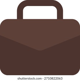Briefcase vector design in modern style, business professional and corporate finance tool concept, office work illustration. Flat Icon