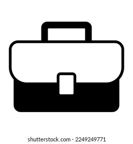 Briefcase vector design in trendy and modern style