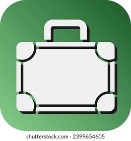 Briefcase Vector Glyph Gradient Background Icon For Personal And Commercial Use.
