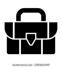 Briefcase Vector Glyph Icon Vector Design