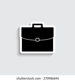 briefcase - vector icon