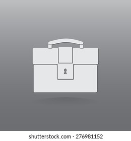 Briefcase vector icon