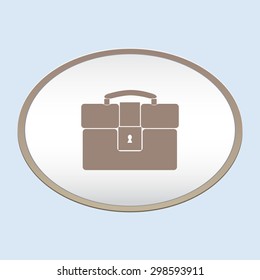 Briefcase vector icon